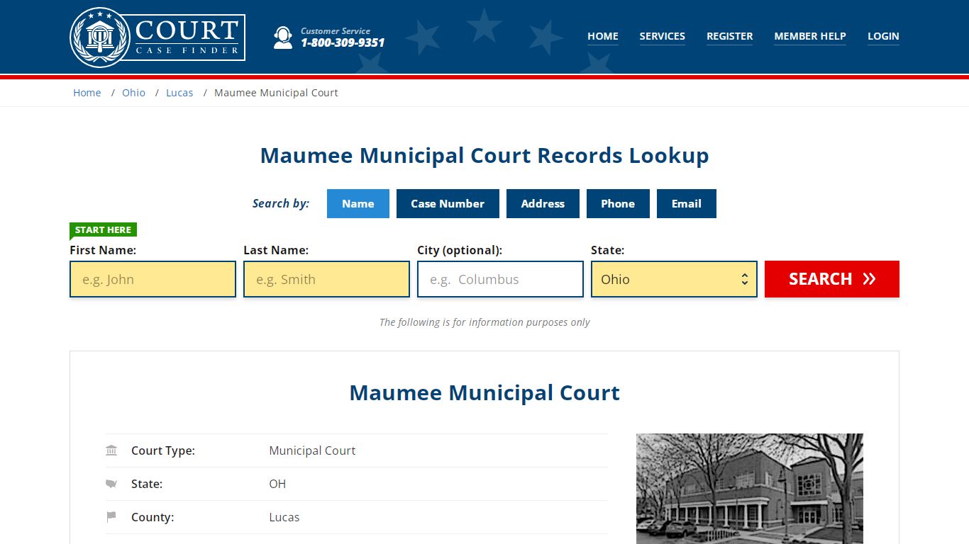 Maumee Municipal Court Records | Maumee, Lucas County, OH Court Case Lookup